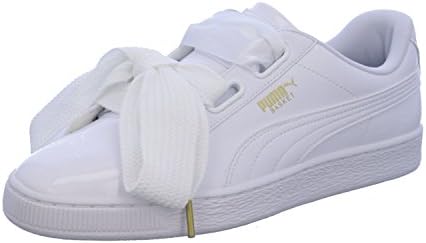 PUMA Women's Basket Heart Patent WN's Sneakers, Puma White Puma White, 38.5  EU: Buy Online at Best Price in UAE - Amazon.ae