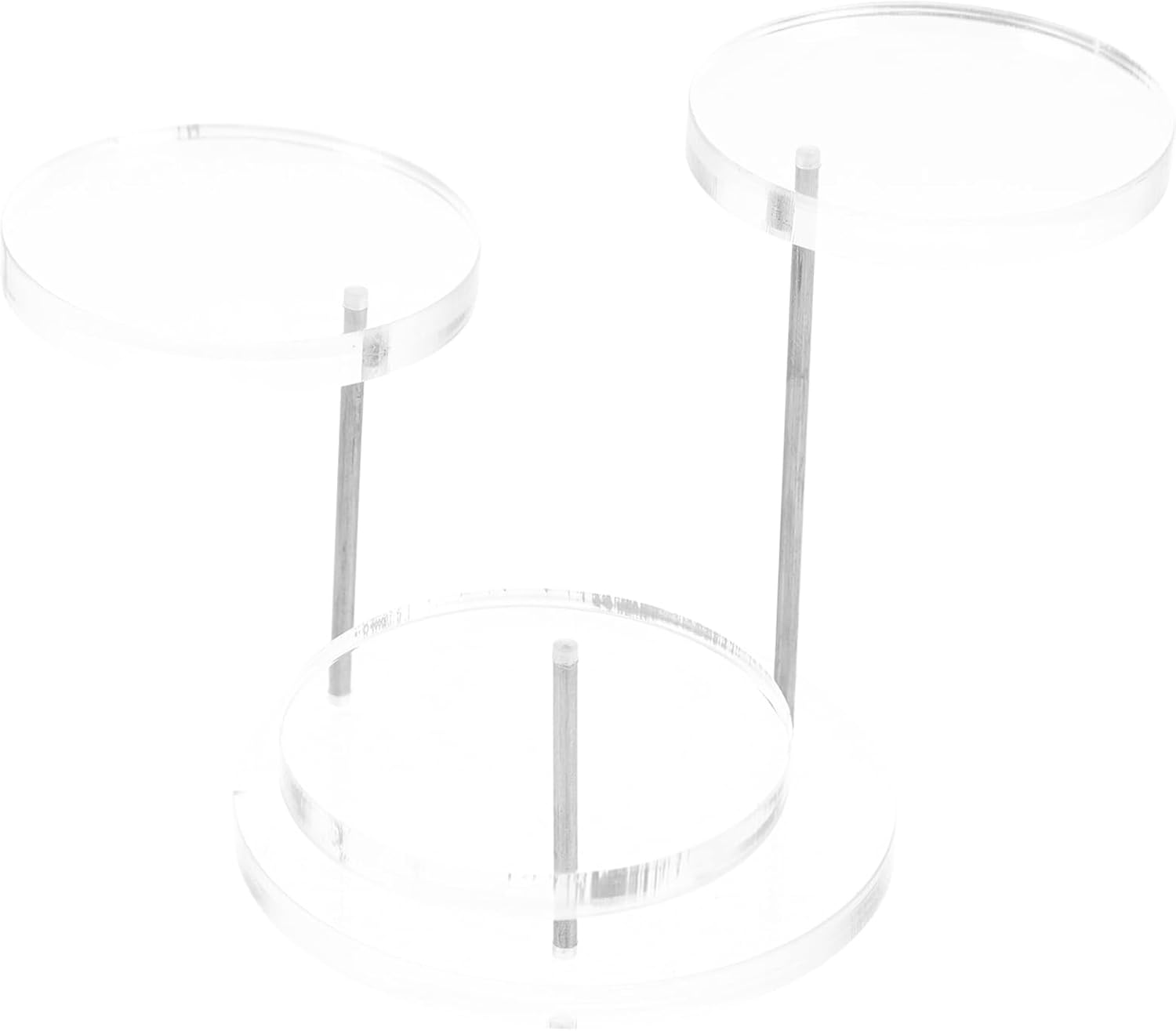 Jewelry Display Stand Clear Riser Pedestal Stand for Desktop Versatile Jewelry Rack for Retail and Home for Showcasing Accessories Boutiques and Stores