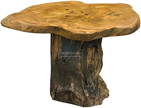 Solid coffee root mini side table/plant stand - 30cm (Part of our solid coffee root wood range)