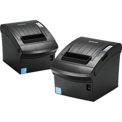 BIXOLON Bixolon SRP-350PLUSIIICOPG Thermal Printer with Power Supply and USB Cable, Parallel/USB/Ethernet, Black, Small