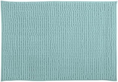 MSV Tapis de Bain Microfibre Chenille 60x90cm Vert Pastel