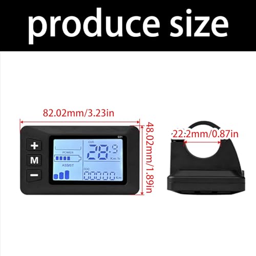 Compteur de vitesse vélo écran LCD rétroéclairé pour trajet de nuit - 5