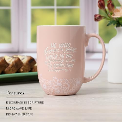 Image of Christian Art Gifts Large Scripture Ceramic Novelty Coffee Mug for Women