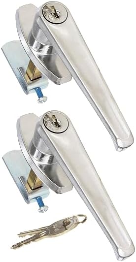 EasyKeys Sandusky Dual Lock Handle Set - Satin Finish DLH-S