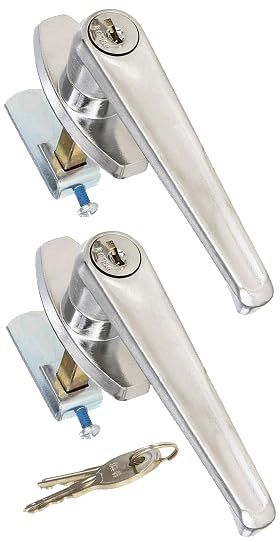 EasyKeys Sandusky Dual Lock Handle Set - Satin Finish DLH-S