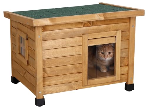 Kerbl Pet Rustica Domek dla Kota, Brązowy, 57 x 45 x 43 cm