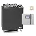 Produktbild Saunaofen EOS Bi-O Tec W 7.5 kW, Saunasteuerung EOS Econ H2 und Fühlerschutz aus Espe