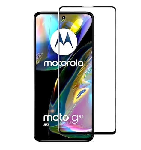 Image of Tempered Glass Screen Protector Compatible For MOTO G52 / Motorola G52 with Easy Self Installation Kit