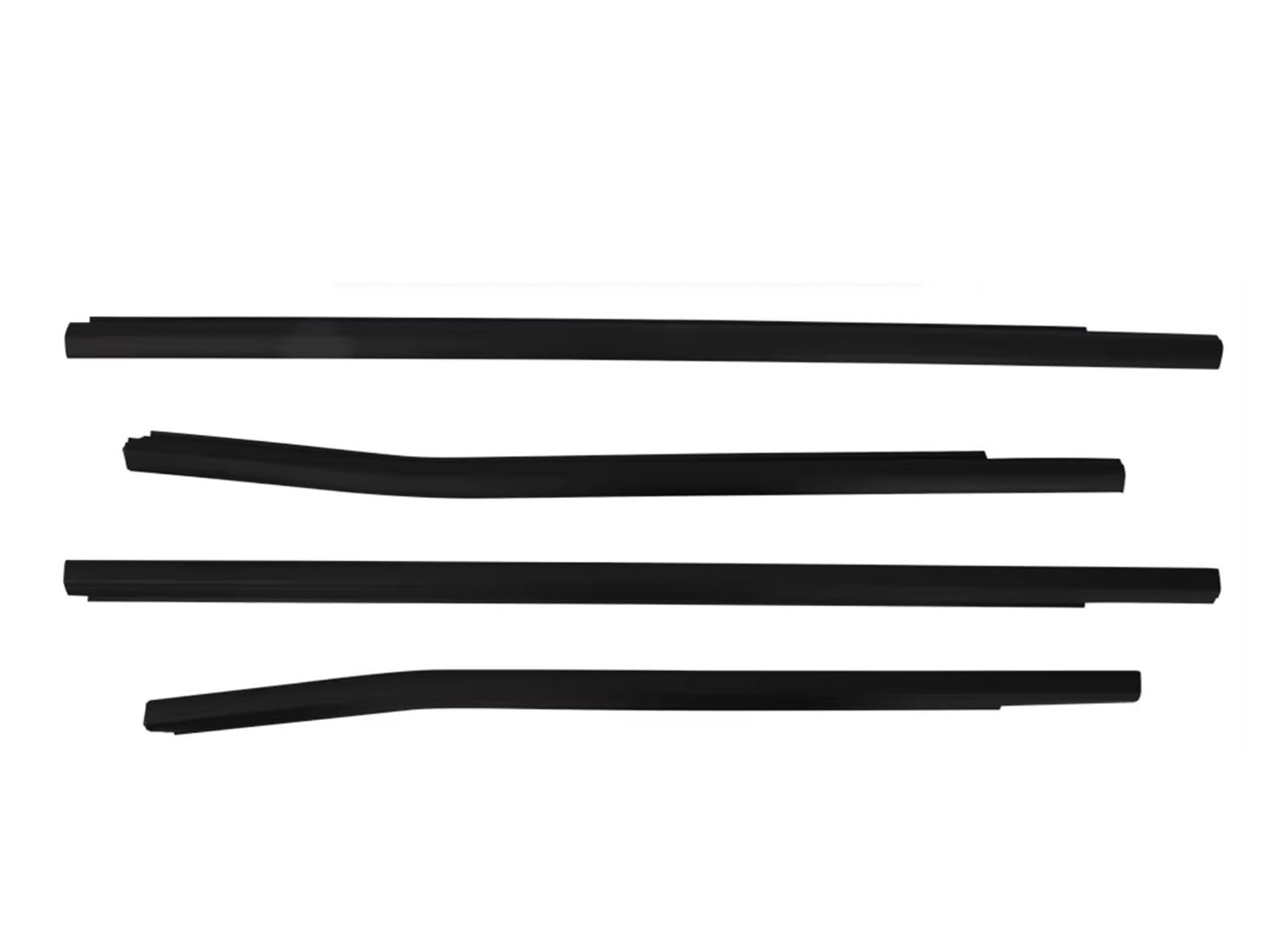 Pbqenxb One Color For Ranger 2012-2020 Doors Glass Windows Weather Strip Moulding Trim Sealing Strips 4 X Car Side Window Weatherstrips Outer Window Weatherstrip