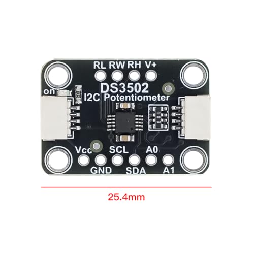 Fasizi Digitales Potentiometer Modul DC 3,3 V-5 V I2C Potentiometerplatine MRS174A DS3502 Schalter Entwicklungsplatine