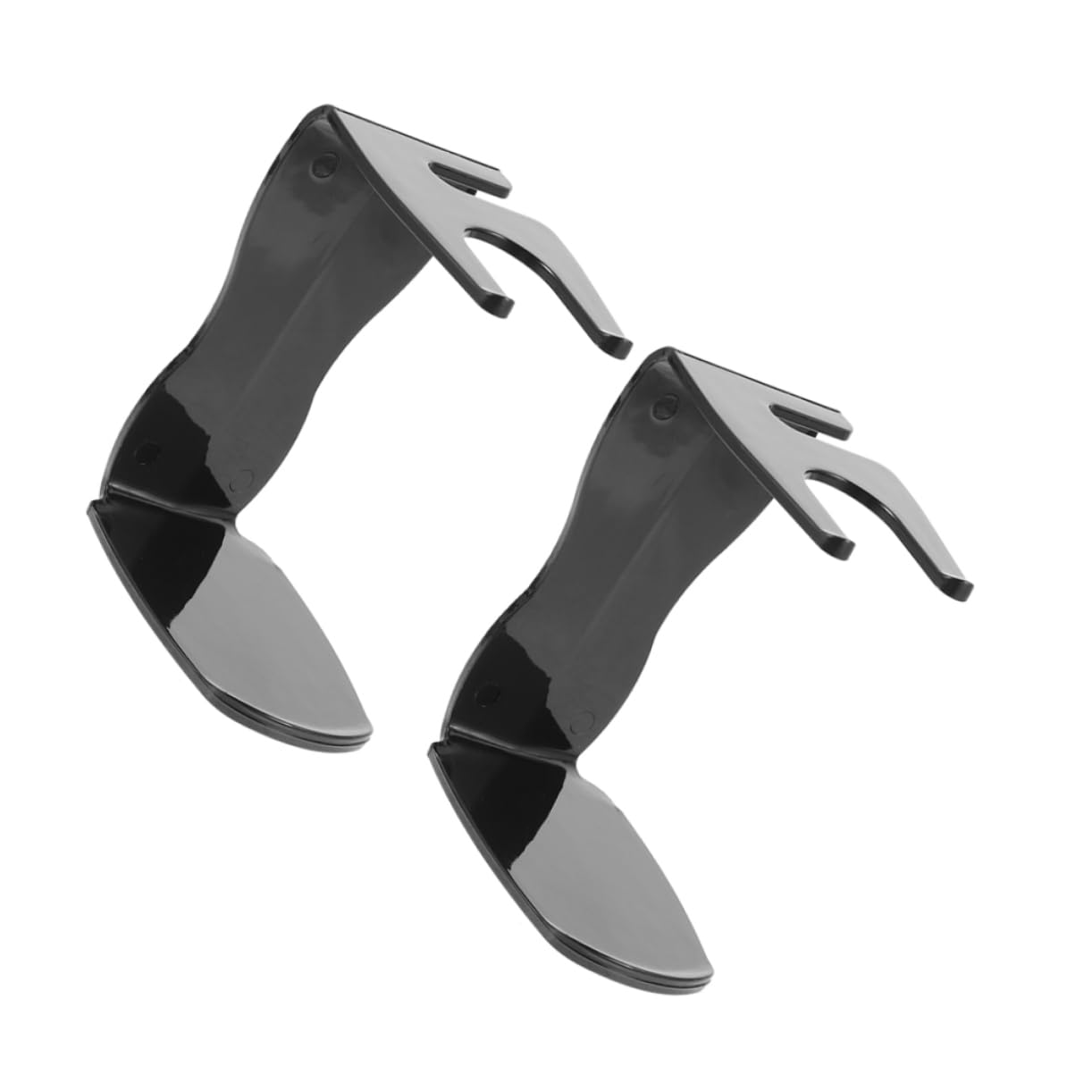 FOMIYES 2pcs Safety Razor Stand Brush Holder for Men Sturdy Plastic Shaving Rack for Razor Accessories