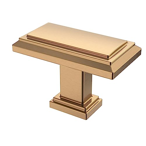 Alzassbg 10 Pack Champagne Bronze Cabinet Knobs, 1.3 Inch(32mm) Kitchen