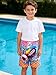 BFUSTYLE Bathing Suit for Boys Ice Cream Rugby Swim Trunks Size 14 Summer Shorts Fashion Kids Swimming Trunks 13-14 Years