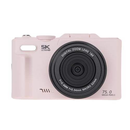 LICAEVEY Cámara Digital 5K 75MP WiFi Vlog con Pantalla 3" 180° Flip miniatura 1