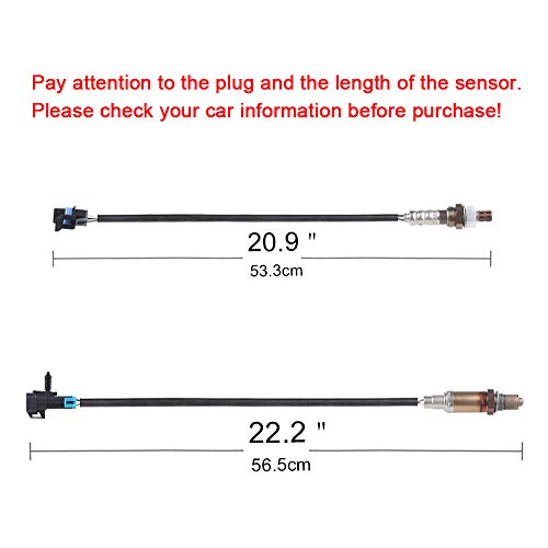 Sensor de oxígeno compatible JDMON 4 piezas Chevrolet GMC 2006-2007 miniatura 6