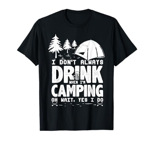 Camping Camper divertido camping amante de la cerveza Camiseta