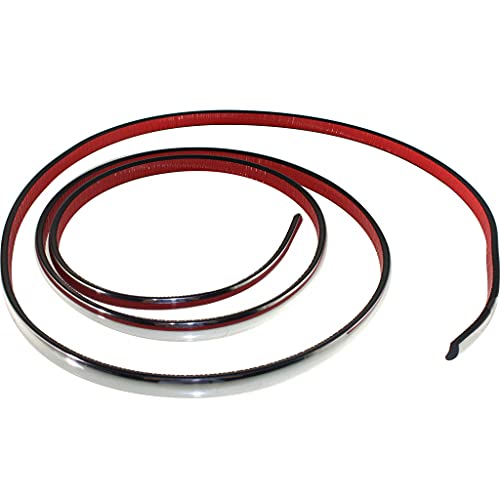 For Lincoln Town Car Bumper Trim 1991 92 93 1994 | Rear | Driver Or Passenger Side | Single Piece | Molding | Upper | Plastic | Chrome | Fo1157180 | 3W1Z17C830Ac #TOP25