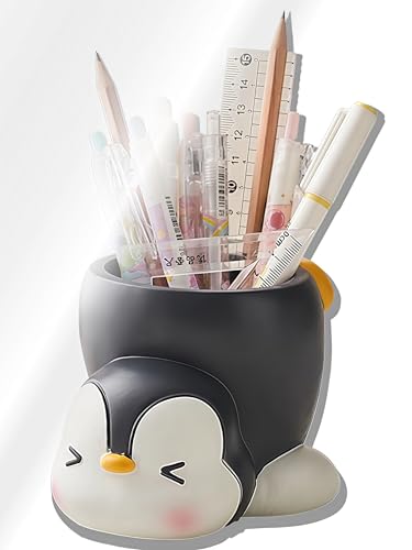 CIOP 【 どうぶつ ペンスタンド (ぺんぎん 01) 逆立ち 】 ペン立て ペンケース かわいい 可愛い おしゃれ 卓上 えんぴつ/ボールペン/シャープペン/万年筆/定規