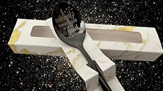 SPOONFROMTHEMOON Harry Potter Spoon | Custom Wizard Spoon | Harry Potter Metal Spoons | Name Engraved Spoon | I Solemnly Swear My Spoon is So Good Thank You, Black, SPOON-121