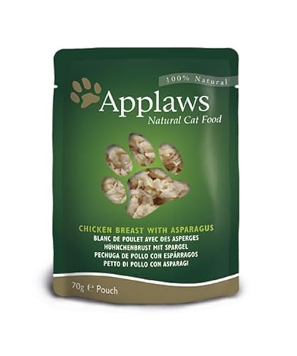 Applaws Comida Húmeda para Gatos 12 Sobres X 70 Gr Varios Sabores (Pollo Y Espárragos)