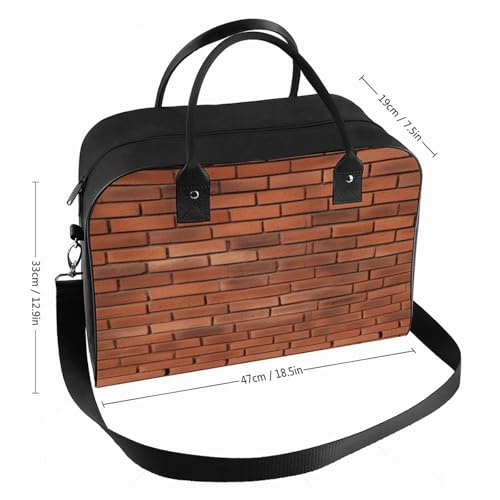 Maletín liviano para laptop con textura ladrillo rojo miniatura 2