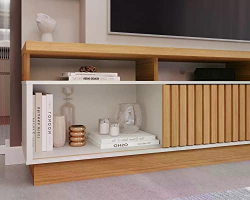 Estante Home para Tv até 65 Polegadas Ripado 2 Portas Ravena Yescasa