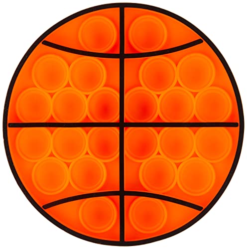 Basketball Push Pop Bubble Fidget Popper Sensory Novelty Toy - Develop Hand Dexterity & Coordination - Relieve Stress - Sensory Toy For Kids Teens Adults Girls Boys #TOP2