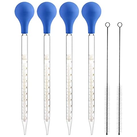Pipettes en verre QWORK 10 ml Cover