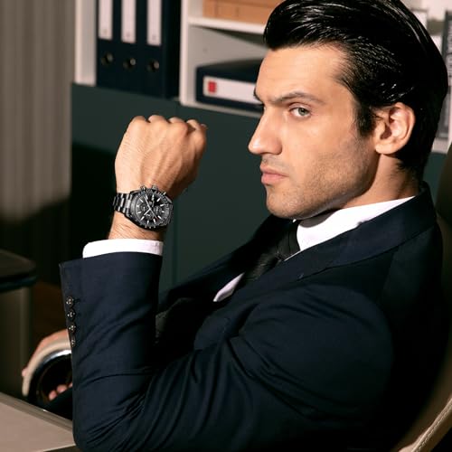 Image of BENYAR Mens Watch Chronograph Analog Quartz Movement Quartz Movement Sports Watch 30M Waterproof with Analog Date Watch Men Retro Street Style Men's Watch