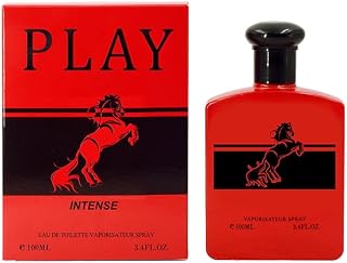 EBC-Collection, PLAY INTENSE Perfume for Men, 3.4oz/100ml
