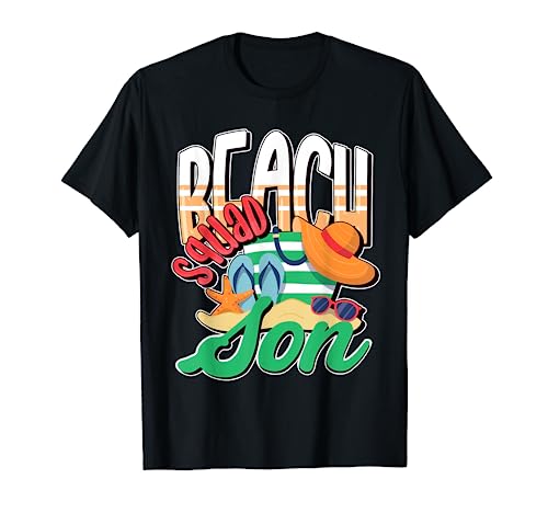 Son Summer Vacation Beach Family Trip Matching T-Shirt