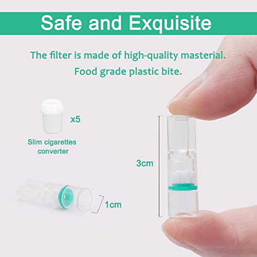 100 Pcs Filtre à Cigarette Jetable Porte-Filtre à cigarette avec Convertisseur de Cigarette Fin Embout Anti Goudron Anti nicotine - Image 7