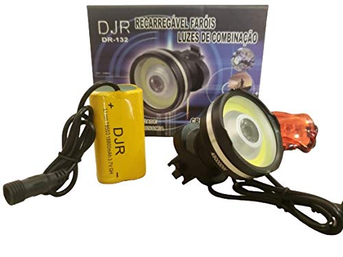 Kit farol lanterna bike bicicleta led cree recarregável luz de segurança frente branca luz lanterna