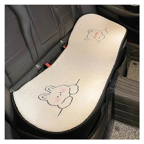 Housse de coussin de siège de voiture en peluche pour enfants motif dessin animé mignon