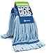 Microfiber Wet Mop Head Refill | More Light-weight Than Conventional Cotton String Mops | For Commercial And Industrial Use | Medium Size (Blue)