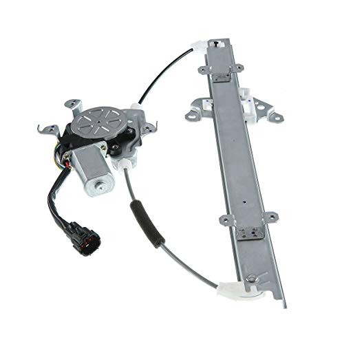 YHTAUTO Front Driver Side Power Window Regulator With 6-Pin Motor Assembly for Nissan Versa 2007-2013, Tiida 2007-2013 2018