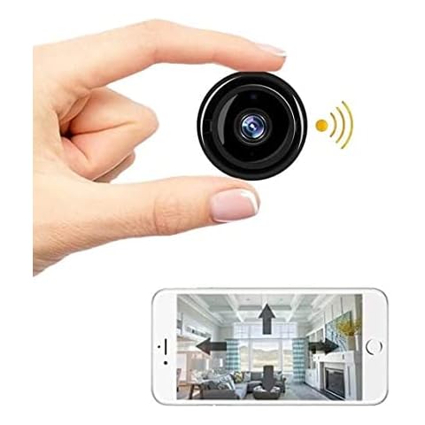 AOLANS Mini Camera 1080P Hidden Camera Indoor Home Security Camera Dimmable/Pet Camera/Nanny cam Security Home Monitor 30 Days Free Cloud Storage or Installation 64G Night Vision for iOS/Android Cover