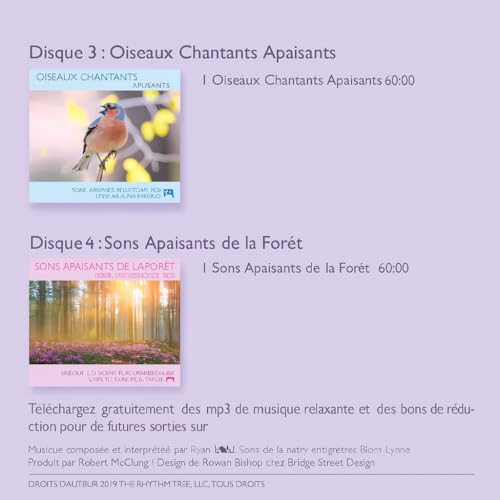 Coffret 4 Albums de sons de la nature pour la relaxation profonde, la méditation et le sommeil – vue 3