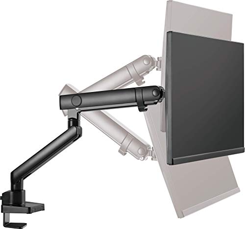 Icy Box Supporto Per Monitor Fino A 1 Monitor Fino A 32 Pollici (Fino A 8 Kg, Vesa 75 X 75/100 X 100), Supporto Per Monitor In Acciaio, Girevole E Inclinabile, Fissaggio Su Piano Tavolo/Bordo Del - 2