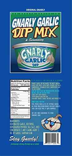 6 Pack Of Gnarly Garlic Dip Mix & Seasoning #TOP1