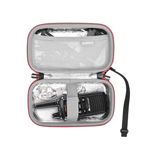 RLSOCO Hard Case for Cobra MR HH350 FLT/MR HH500 FLT/MR HH150 FLT/HH600 FLT Handheld Floating VHF Marine Radio & Cobra RX680 Walkie Talkies Two Way Radios (Case Only)