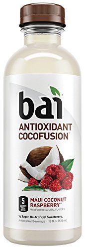Bai Coconut Flavored Water, Maui Coconut Raspberry, Antioxidant Infused ...