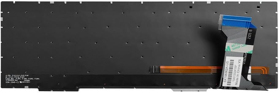 New Replacement Keyboard Compatible with ASUS ROG Strix GL553 GL553VD GL553VW ZX553VD GL753 GL753V GL753VE GL753VD FX553VD FX53VD FX753VD FZ53V with Backlit
