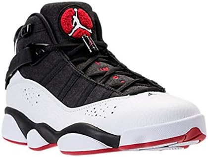 Jordan Mens 6 Rings 322992 012 Black/White/Gym Red - Size 8.5 | Image 2