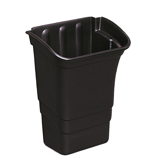 Rubbermaid Commercial Products Utility Cart Garbage Bin Accessory, 8-Gallons, 22-Inches, Heavy Duty Bussing Cart Trash Can Attachment with Top Handles