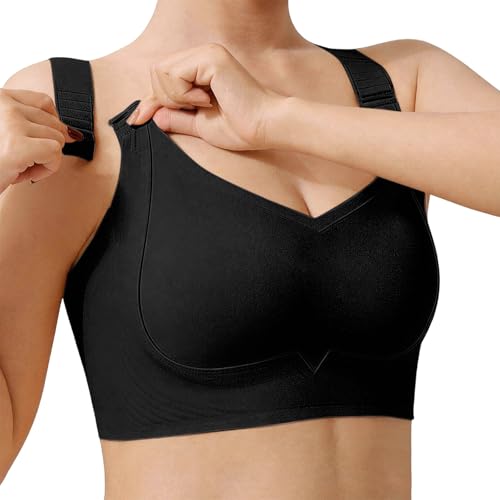 Womens Lifting Bra Push Up Full Coverage Wireless Seamless Bust Shaping Bra