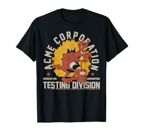 Looney Tunes Wile E. Coyote Acme Corporation Testing T-Shirt