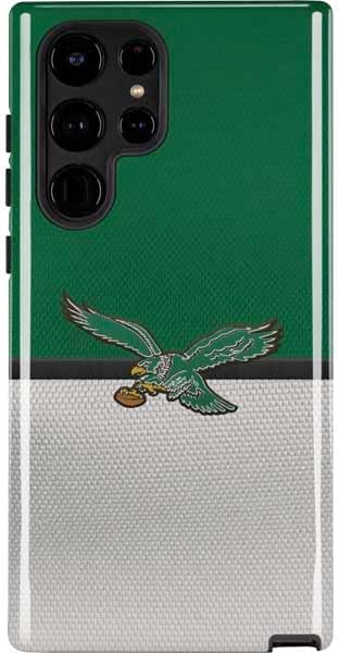 Skinit Pro Phone Case Compatible with Galaxy S22 Ultra - Officially Licensed NFL Philadelphia Eagles Vintage Design