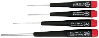 Wiha 26194 Screwdriver Set, Phillips With Precision Handles, 4 Piece