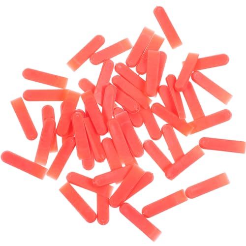 KOMBIUDA Calles de Nivellement pour Carrelage en Plastique Rouge 5 MM Lot de 100 Cales D’Espacement pour Joints Outil de Pose pour Sols et Murs de Céramique Système de Fixation Précis